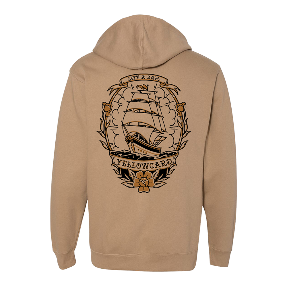 Tattoo Ship Pullover Hoodie