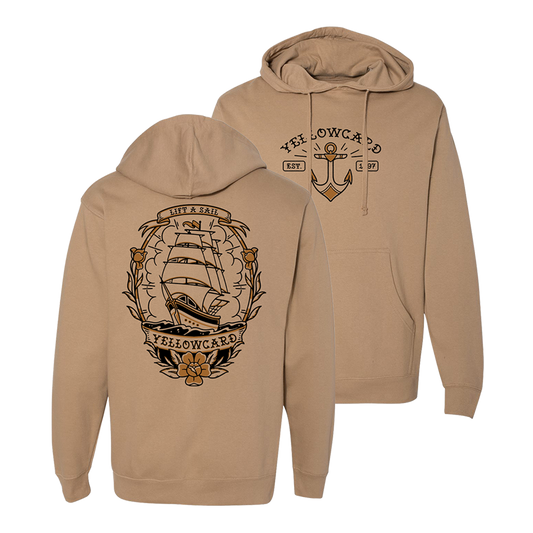 Tattoo Ship Pullover Hoodie