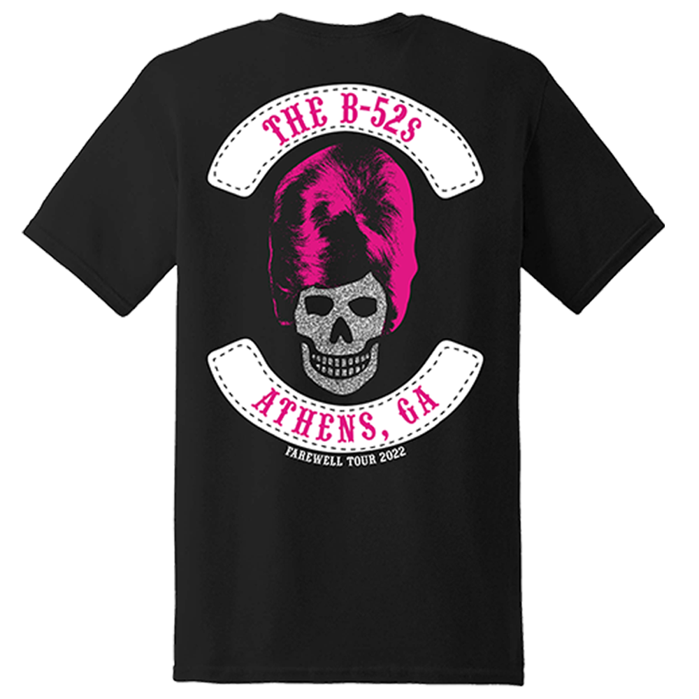 Black Biker Skull Tee