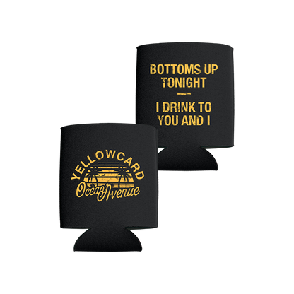 Official Yellowcard Merchandise. Bottoms Up Koozie.