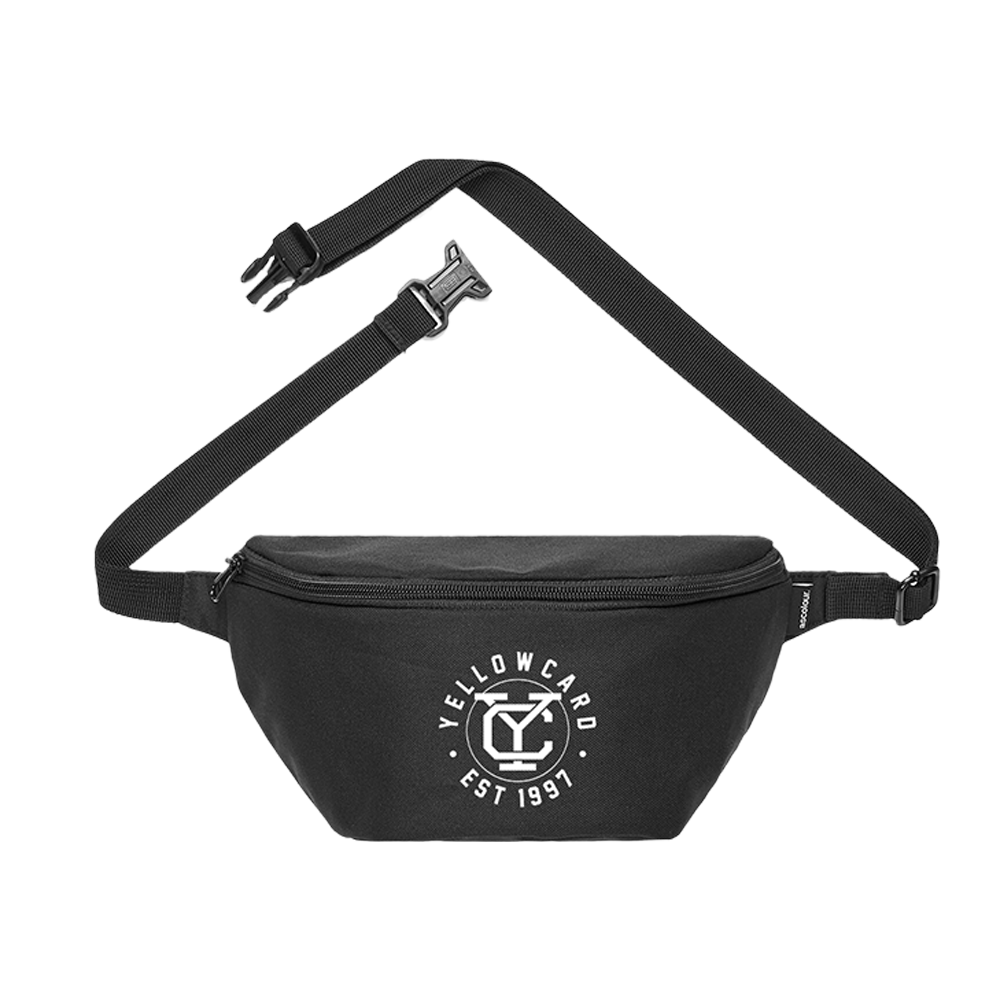 Official Yellowcard Merchandise. Logo design fannypack.