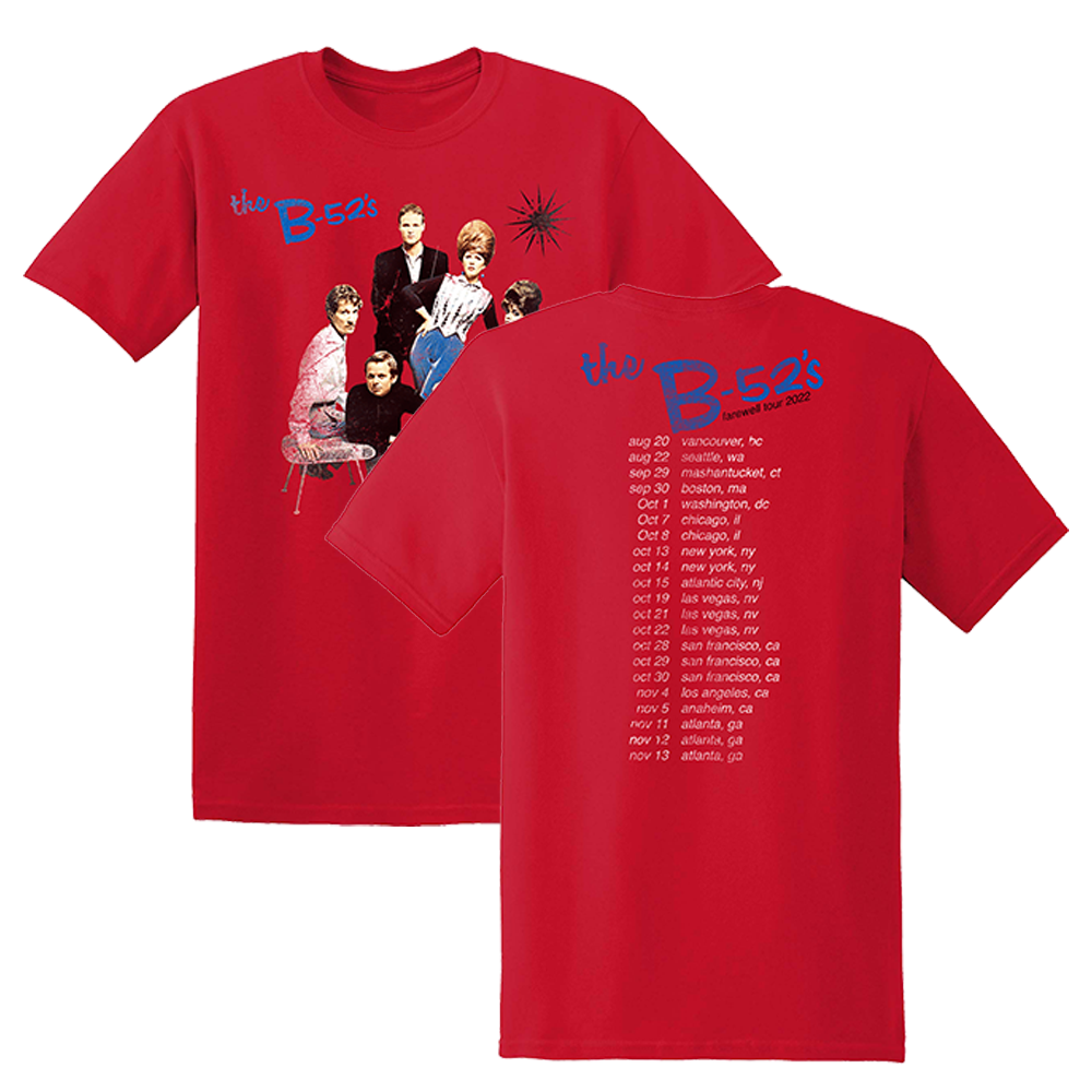 Red Wild Planet Tour Tee