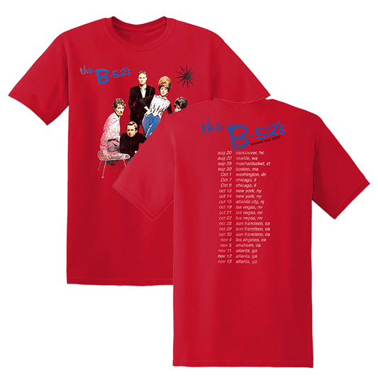 Red Wild Planet Tour Tee