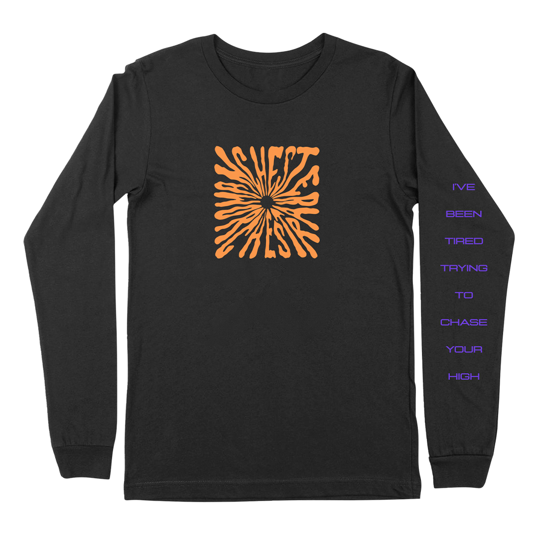 Warped Graphic Long Sleeve T-Shirt